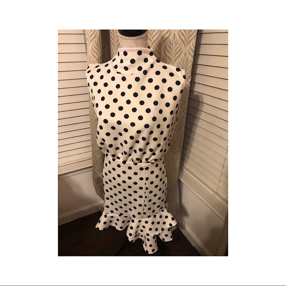 PRETTYLITTLETHING Polka Dot Dress
